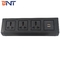 Boente 2021 6.56 피트 코드 3 범용 전원 및 2 USB 블랙 오피스 휴대용 테이블 마운트 발전소