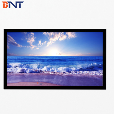 Bnt200 인치 매트 화이트 직물 급 접는 프로젝터 스크린