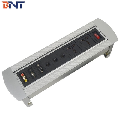 컨퍼런스 숨겨진 회전 멀티 전원 소켓 플립 업 10 - 13 Amp