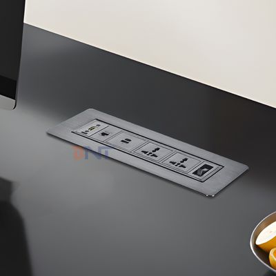 멀티미디어 회전 책상 스위치 소켓 / 플립 업 테이블 전원 소지점 / 회의 테이블 패널 장착 플러그