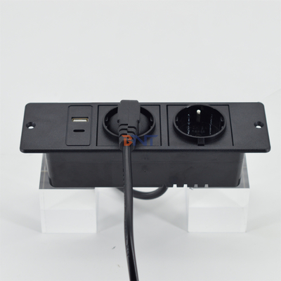 CE 승인 고품질 eu 2 플러그 데스크톱 소파 소재 USB a + c 소켓 TV 소파 캐비닛