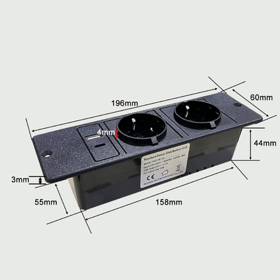 CE 승인 고품질 eu 2 플러그 데스크톱 소파 소재 USB a + c 소켓 TV 소파 캐비닛