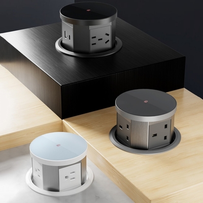 USB 포트 AC 부엌 소켓 16A와 무선 빠른 충전기와 함께 서식용 팝업