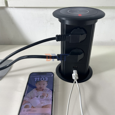 전기 스마트 지능형 리프팅 모터화 된 팝업 책상 전원 소켓 회의 테이블 부엌 전원 소켓 소켓