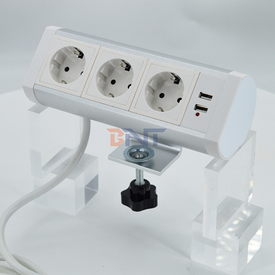 보엔테 클램프 데스크톱에 제거 가능한 데스크톱 마운트 다중 출력 UK 전원 소켓 USB / 테이블 클램프 마운트 전원 출력