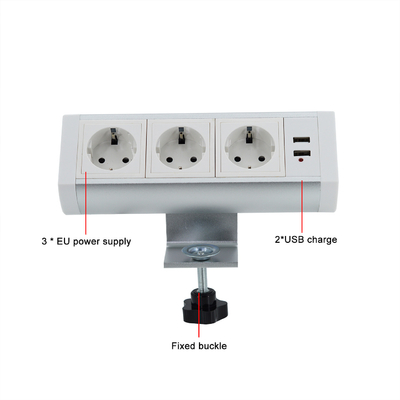 보엔테 클램프 데스크톱에 제거 가능한 데스크톱 마운트 다중 출력 UK 전원 소켓 USB / 테이블 클램프 마운트 전원 출력