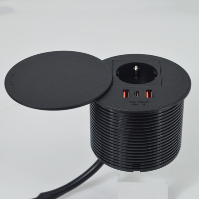 오피스 가구 EU 전원 콘센트 & 2 usb a+ 1c 소파 커피 테이블 충전 스테이션