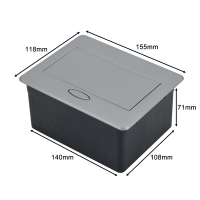 OEM/ODM 현대 오피스 필수 BNT 팝업 전원 소켓 2 개의 임베디드 AC 소켓 EU/UK/US/CN16A/10A/6A 등급 전류
