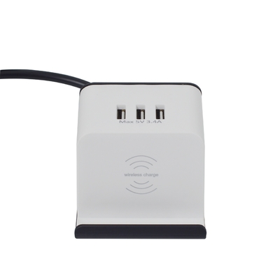 유니버설 USB AC 전원 매개소 소켓 사무실 가구 ABS 탁상 소켓 3 USB 출력 포트 1.5m 케이블 10A/16A
