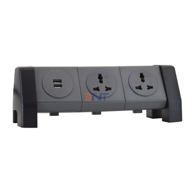 OEM/ODM 유니버설 전원 확장 케이블 타워 소켓 2 USB 충전 소켓 책상 전압 보호기