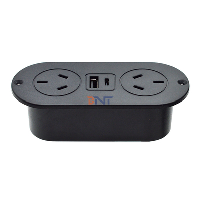 5v 2.1a 내장 책상 ABS 소파 콘센트 소켓 AU 표준 전원 소켓 및 USB A + C 충전 소켓 호텔 / 바 / ME