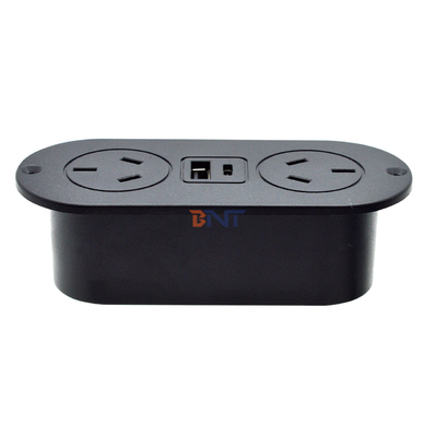 5v 2.1a 내장 책상 ABS 소파 콘센트 소켓 AU 표준 전원 소켓 및 USB A + C 충전 소켓 호텔 / 바 / ME