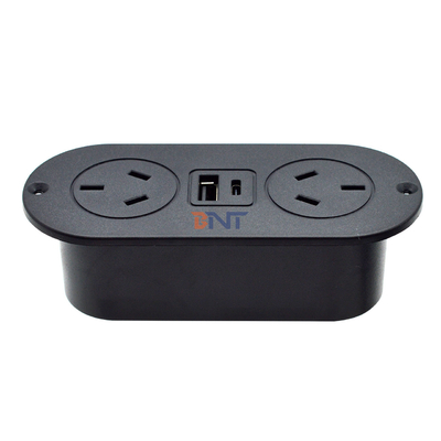 5v 2.1a 내장 책상 ABS 소파 콘센트 소켓 AU 표준 전원 소켓 및 USB A + C 충전 소켓 호텔 / 바 / ME