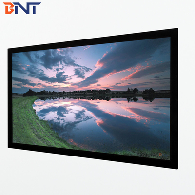 Bnt250 인치 매트 화이트 직물 급 접는 프로젝터 스크린