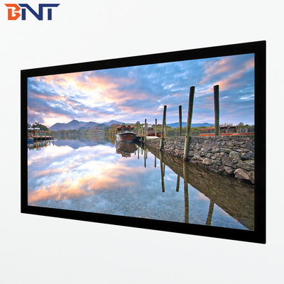 Bnt250 인치 매트 화이트 직물 급 접는 프로젝터 스크린