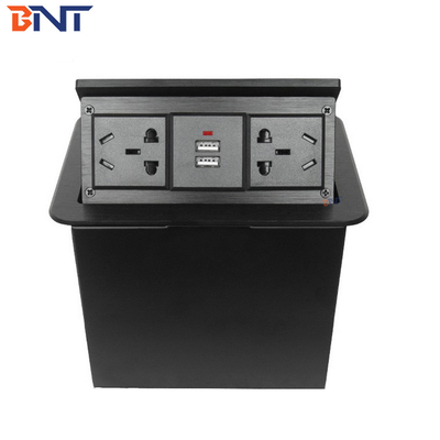 2.1 Amp USB 충전 데스크톱 전원 소켓 박스, 팝업 보편 전원 플러그