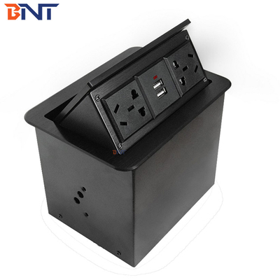2.1 Amp USB 충전 데스크톱 전원 소켓 박스, 팝업 보편 전원 플러그