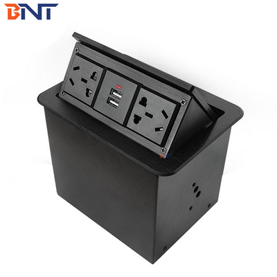 2.1 Amp USB 충전 데스크톱 전원 소켓 박스, 팝업 보편 전원 플러그