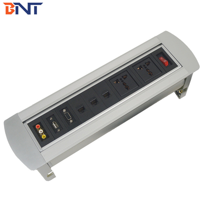 컨퍼런스 숨겨진 회전 멀티 전원 소켓 플립 업 10 - 13 Amp