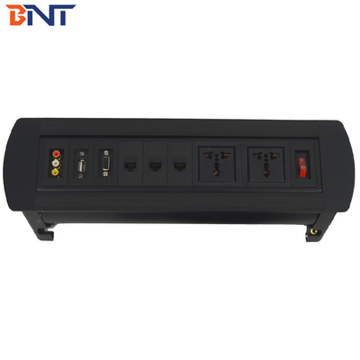 컨퍼런스 숨겨진 회전 멀티 전원 소켓 플립 업 10 - 13 Amp