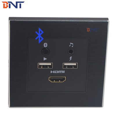 USB 전원 충전 포트 5V 2.1A와 함께 플러시 마운트 미니 미디어 허브