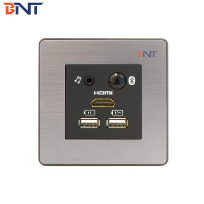 USB 전원 충전 포트 5V 2.1A와 함께 플러시 마운트 미니 미디어 허브