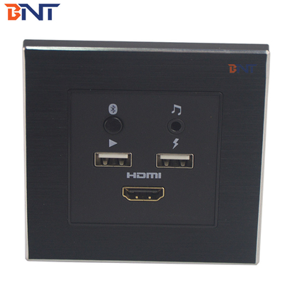 USB 전원 충전 포트 5V 2.1A와 함께 플러시 마운트 미니 미디어 허브