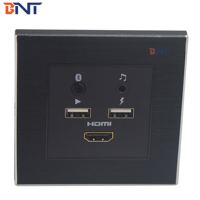USB 전원 충전 포트 5V 2.1A와 함께 플러시 마운트 미니 미디어 허브