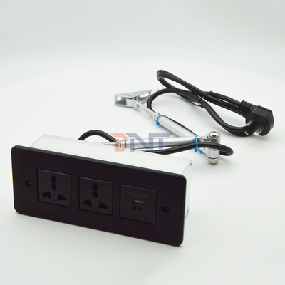 USB C 빠른 충전 플러시 마운트 책상 가구 드로거 소켓 회의 테이블 숨겨진 소켓