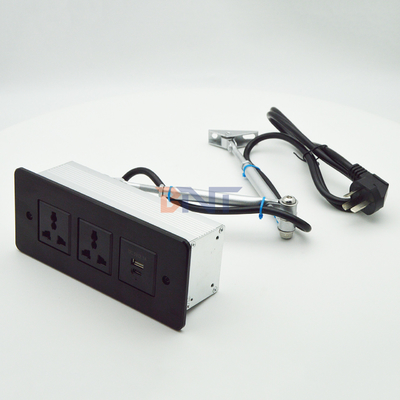 USB C 빠른 충전 플러시 마운트 책상 가구 드로거 소켓 회의 테이블 숨겨진 소켓