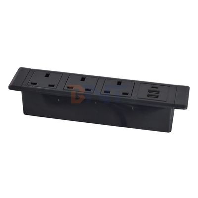 3UK Outlets 데스크톱 다기능 전원 소켓 3AC 전기 소켓과 2*USB A+1*USB C 충전 소켓
