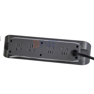 3 패널 데스크톱 다기능 전원 소켓과 8AC 전기 소켓 및 이중 USB A + C 충전 소켓