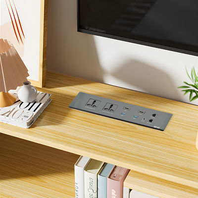 데스크톱 임베디드 다기능 전원 소켓 듀얼 USB a 포트 IP44 레벨의 유니버설 플러그 옵션