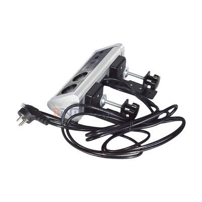 접착 클립 디자인 데스크톱 클램프 소켓 전원 스트립 2 IS AC 소켓 USB A + C PD 20W 빠른 충전
