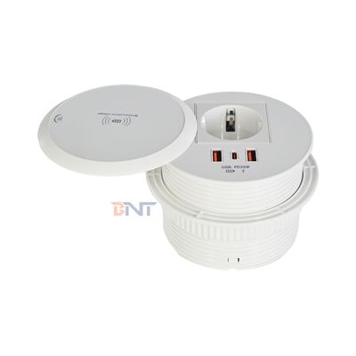 탑재된 디자인 테이블 또는 소파 전원 소재 EU 표준 전원 소재 A+1형 C형 충전 포트 2개