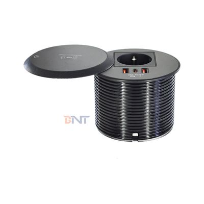 탑재된 디자인 테이블 또는 소파 전원 소재 EU 표준 전원 소재 A+1형 C형 충전 포트 2개