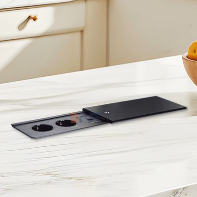 슬리프 오픈 유로 테이블 톱 전기 전원 소켓 2 AC 소켓 USB A+C IP44 16A 오피스 용용 등급 전류 EU 플러그 표준