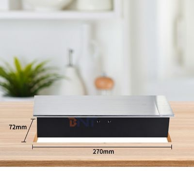 유로 테이블 톱 전기 전원 소켓 슬리프 오픈 디자인 3 AC 소켓 16A 등급 EU 플러그 표준