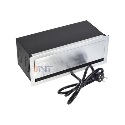 공장 가격 데스크톱 테이블 브러쉬 플립 커버 전원 소켓 2* 유니버설 전원 공급 장치, 2* USB A, 1* 네트워크, 1* HDMI