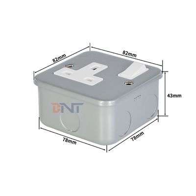 영국 전력 표준 새 스타일 벽 소켓 패널 켜고 끄는 스위치 제어