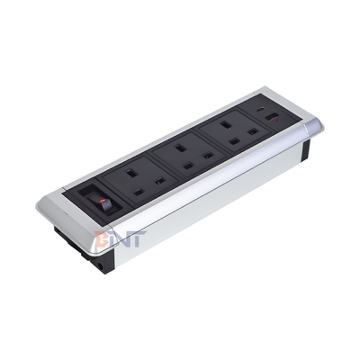 데스크톱 다기능 전원 소켓 3AC 전기 내장 소켓 USB A+USB C 충전 소켓